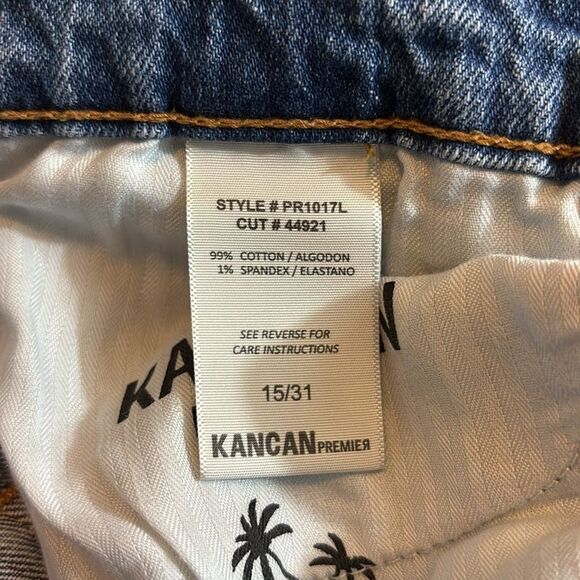 Kancan denim blue jeans distressed 15/31 15 31 - Picture 5 of 5
